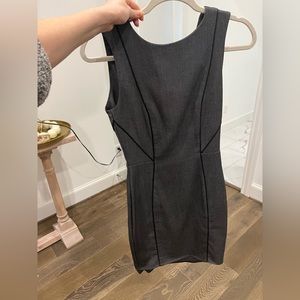 Gray interview dress